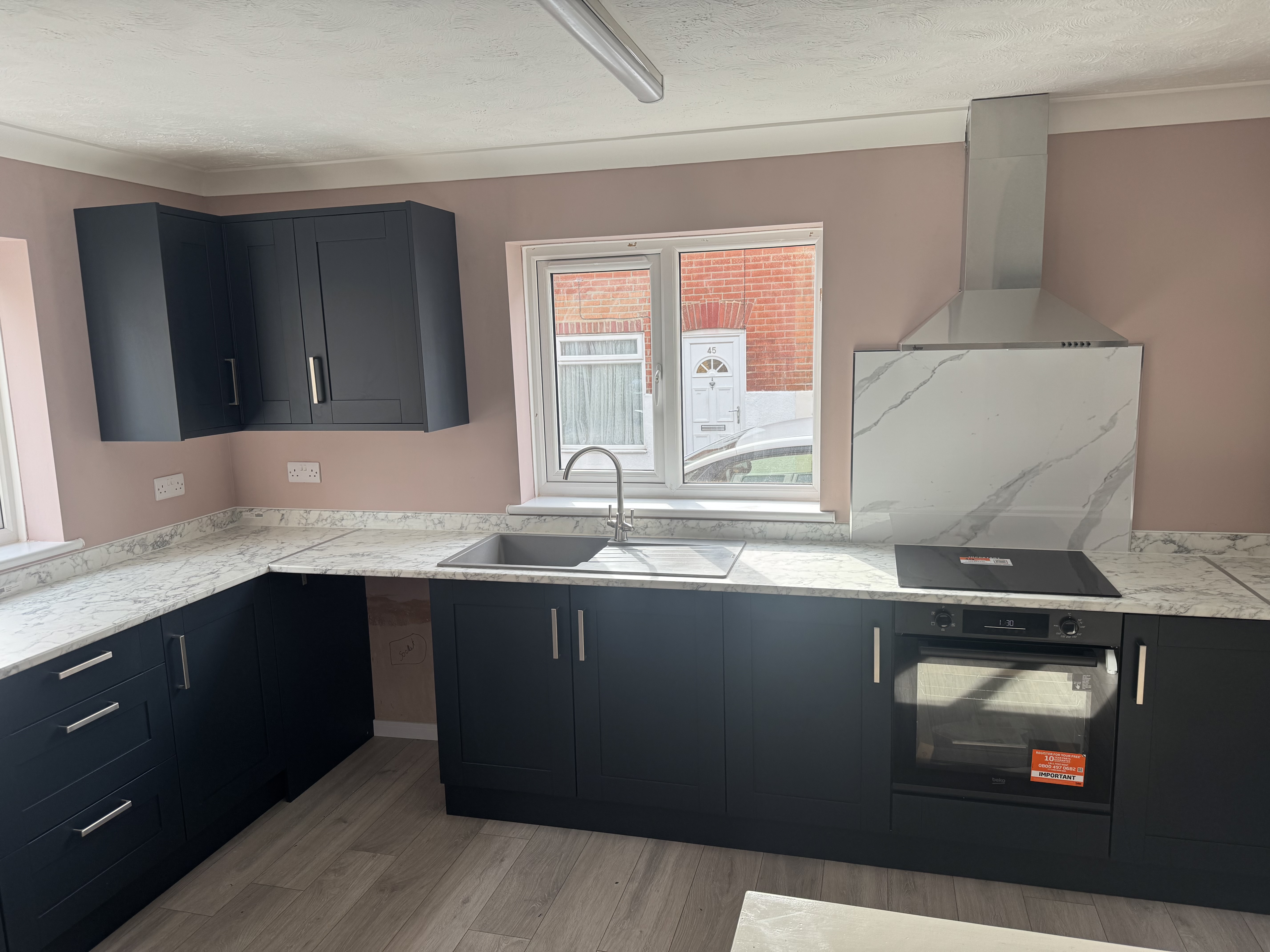 Kitchen plumbing work completed by The Leak & Heat Co.